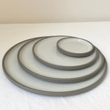 Hasami Porcelain Plate 8.5cm Ash White