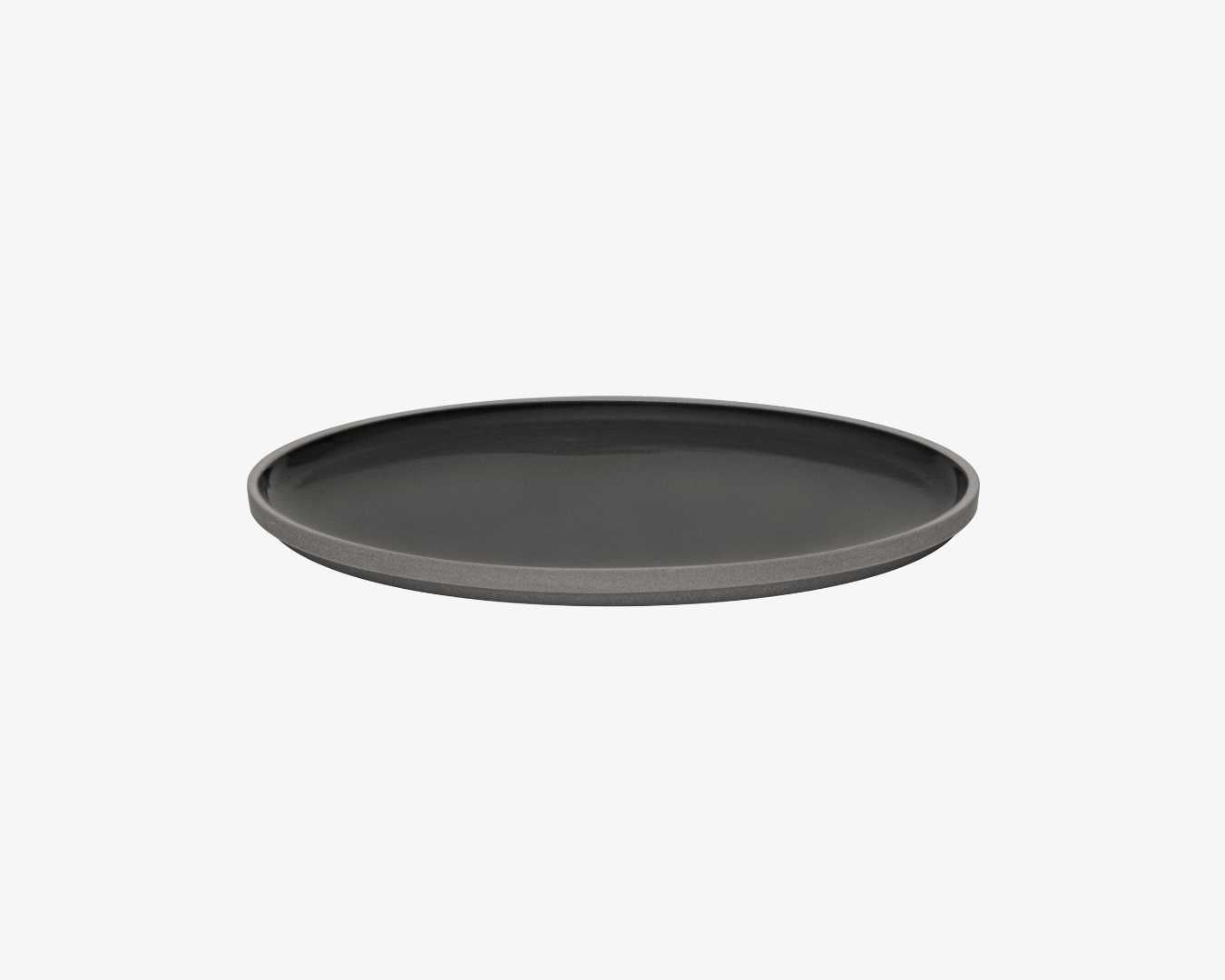 Hasami_Dark_Grey_Plate_18.5_SImple_Beautiful_Things