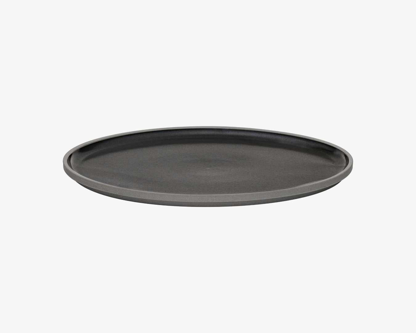 Hasami_Dark_Grey_Plate_22.5_Simple_Beautiful_Things