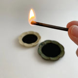 Hibi SOW Porcelain Flower Incense Holder