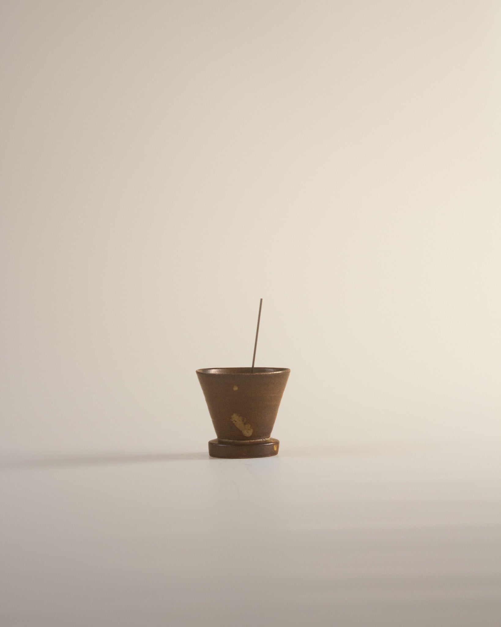 Pan Pottery Incense Holder