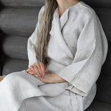 Linen Bathrobe Kaste