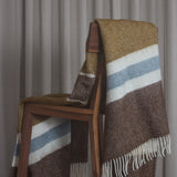 Klippan Blanket Gotland Stripe - Walnut
