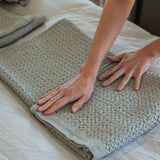 Kontex Heather Waffle Towel - Khaki