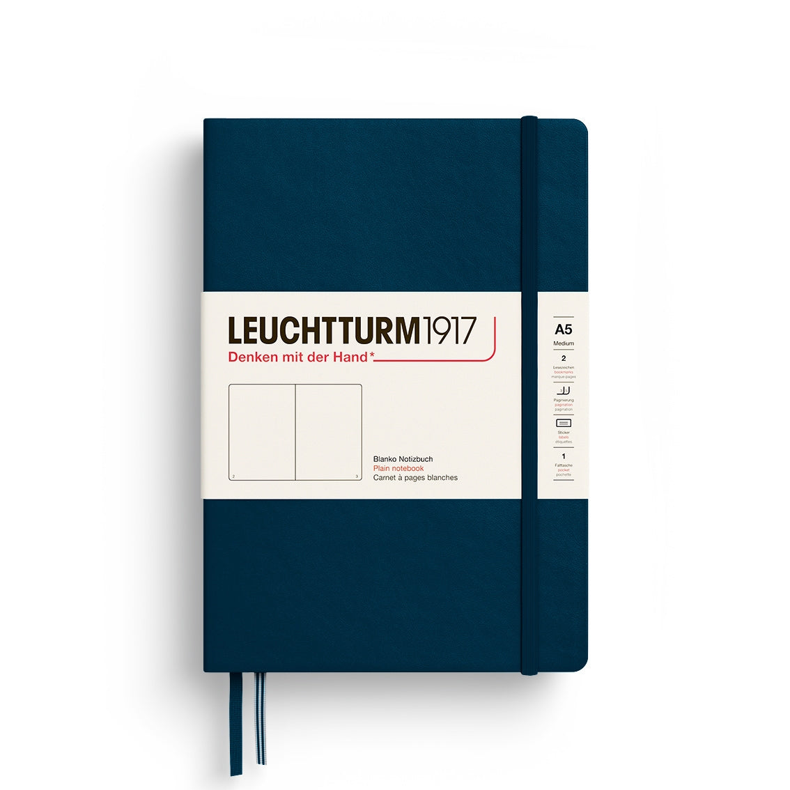Leuchtturm1917 Hardcover Notebook - A5 Blank