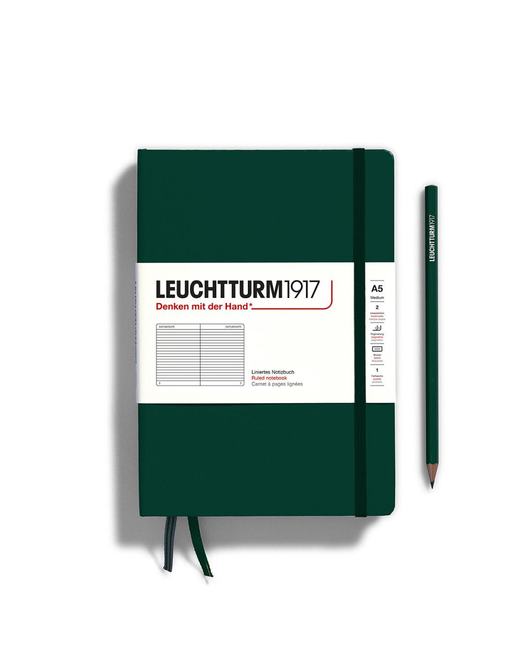 Leuchtturm1917 Hardcover Notebook - A5 Ruled