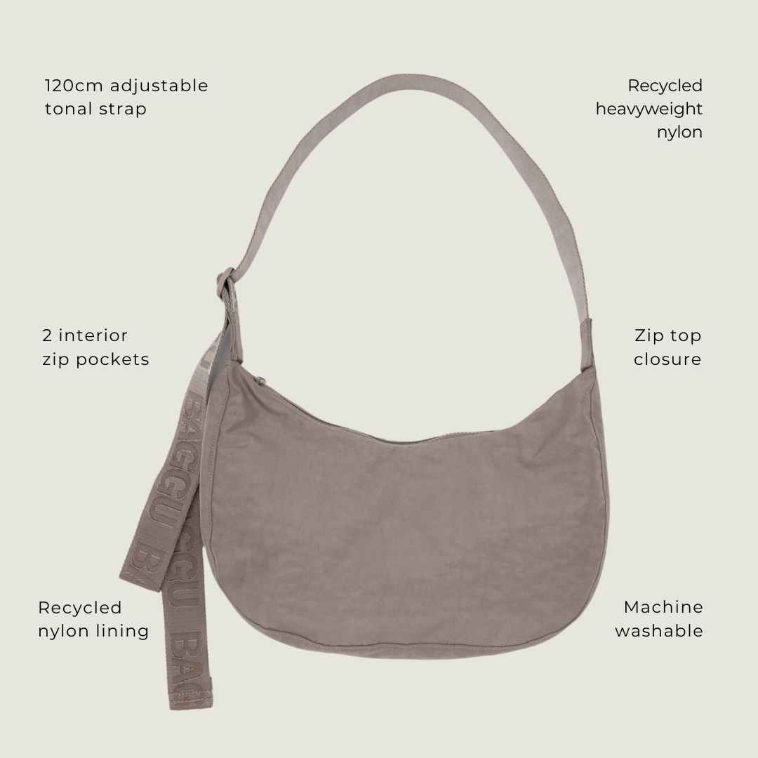 Baggu Nylon Crossbody Bag - Dove