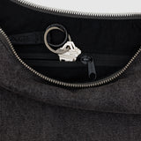 Baggu Nylon Crossbody Bag Medium - Washed Black Denim