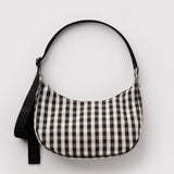 Baggu Nylon Crossbody Bag Medium - Black and Cream Gingham_Simple_Beautiful_Things