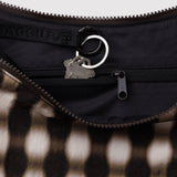 Baggu Nylon Crossbody Bag Medium - Blurred Gingham Brown