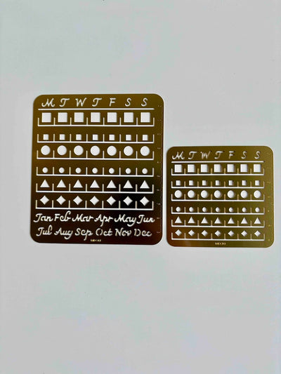 Midori Brass Calendar Template