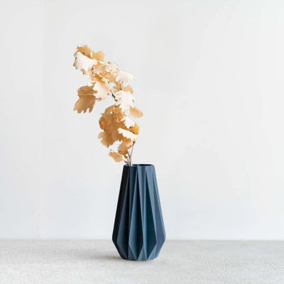 Vase - Origami Blue 15cm_Simple-Beautiful_Things