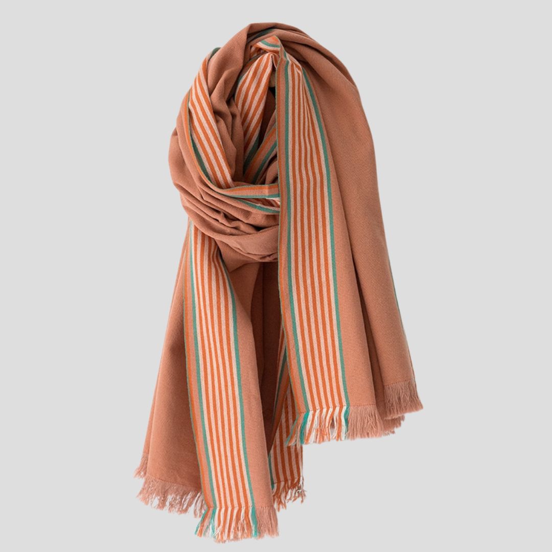 Mungo Kikoi Cotton Wrap - Tangerine