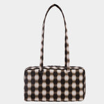 Baggu Bowler Bag - Blurred Gingham Brown_Simple_Beautiful_Things