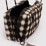 Baggu Bowler Bag - Blurred Gingham Brown