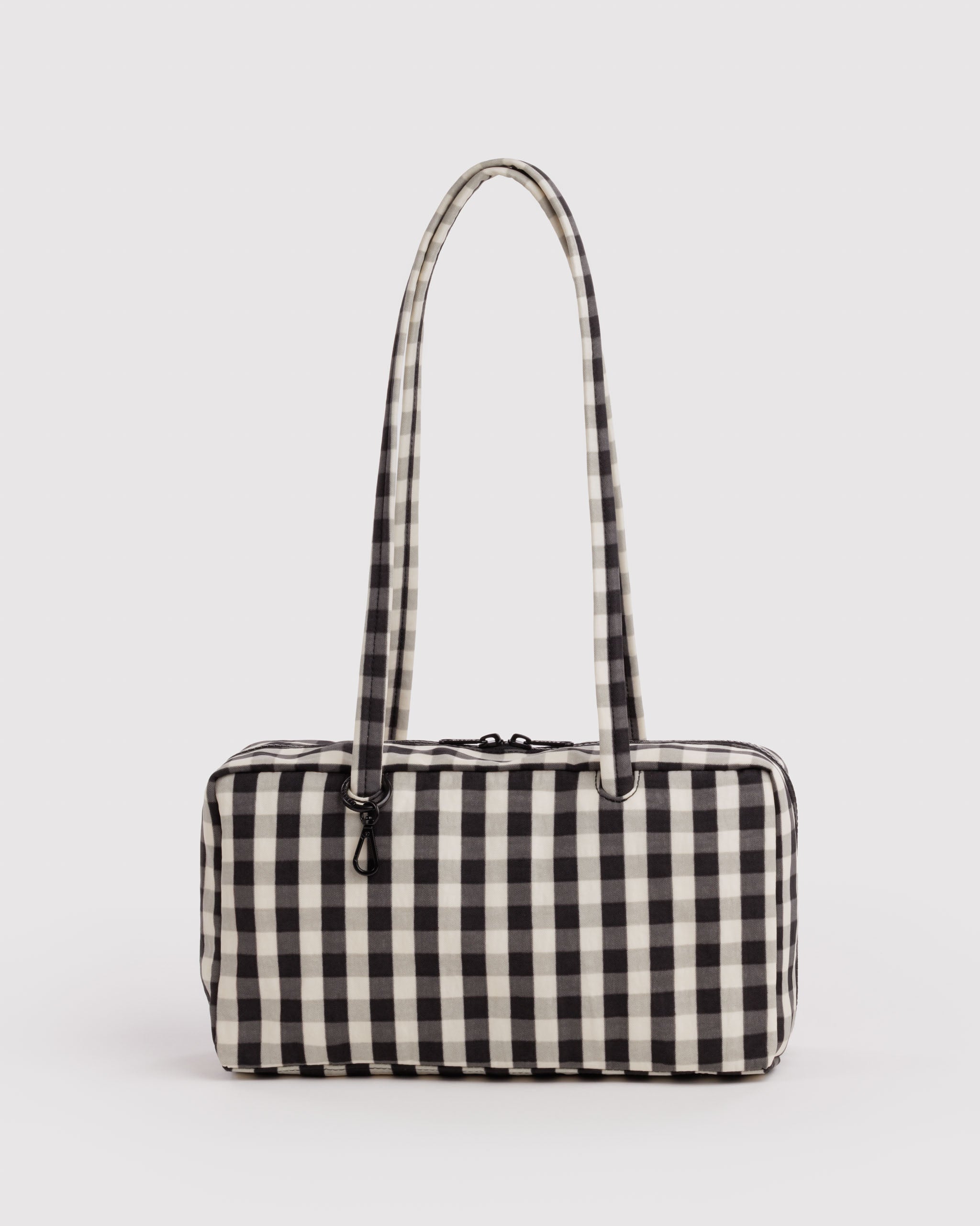 Baggu Bowler Bag - Black and Cream Gingham_Simple_Beautiful_Things