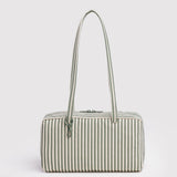 Baggu Bowler Bag - Sage Stripe