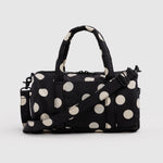 Baggu Duffle Bag - Black and Cream Polka Dot_Simple_Beautiful_Things