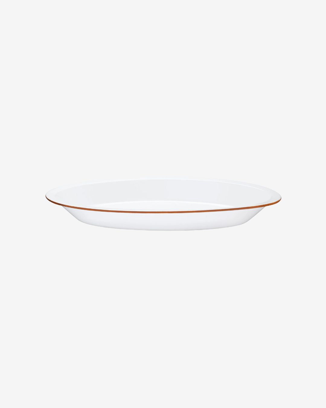 Serving Plate Rim Oval - Brown_Simple_Beauitul_Things