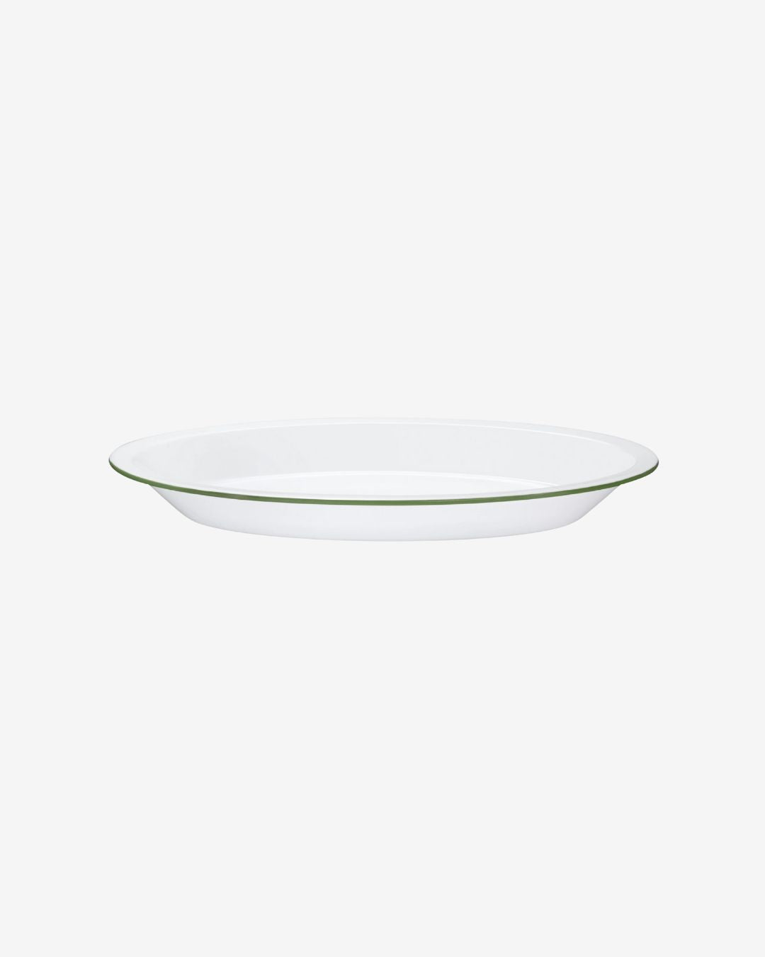 Serving Plate Rim Oval - Green_Simple_Beautiful_Things