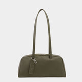 Baggu Recycled Leather Bowler Bag - Loden
