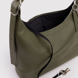 Baggu Recycled Leather Shoulder Bag - Loden
