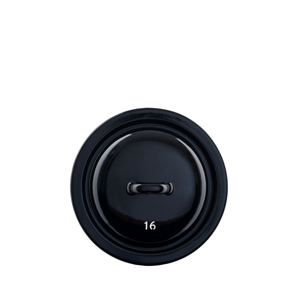 Riess Enamel Lid Black