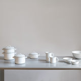 Riess Enamel Pot Tall White