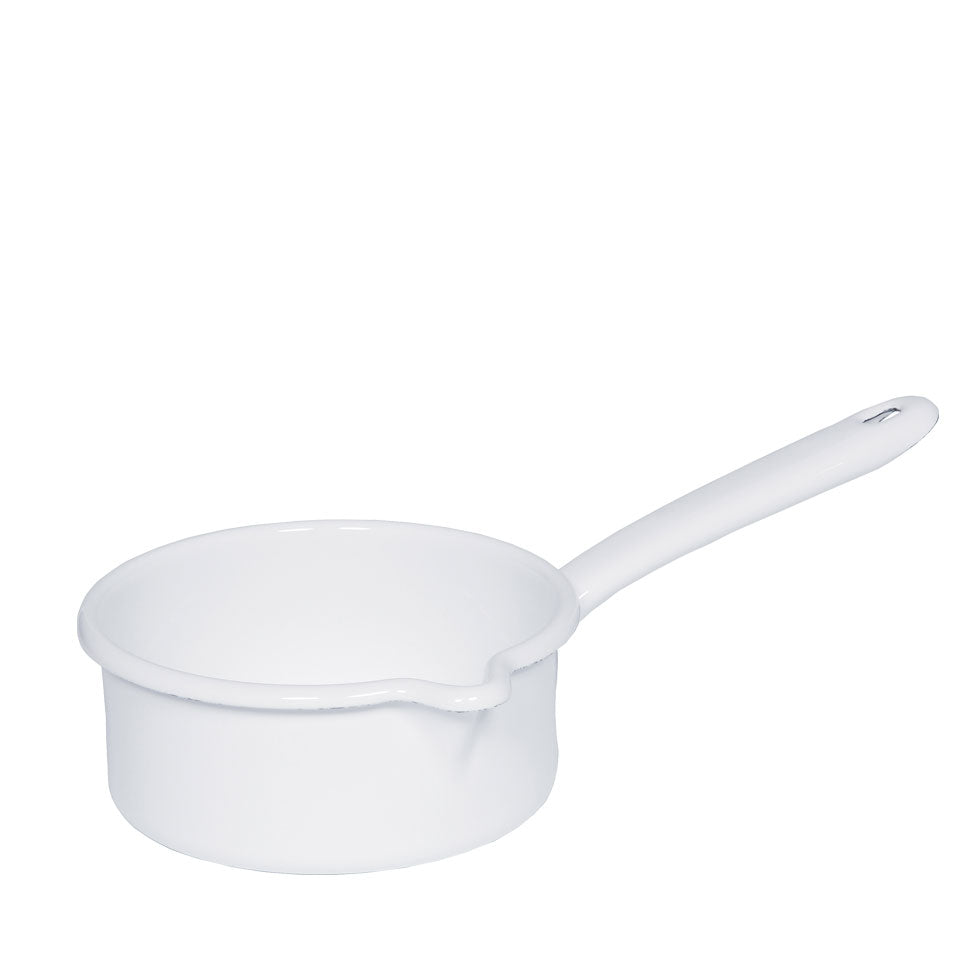 Riess Enamel Saucepan with Spout