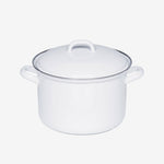 Riess Enamel Pot Tall White_Simpe_Beautiful_Things