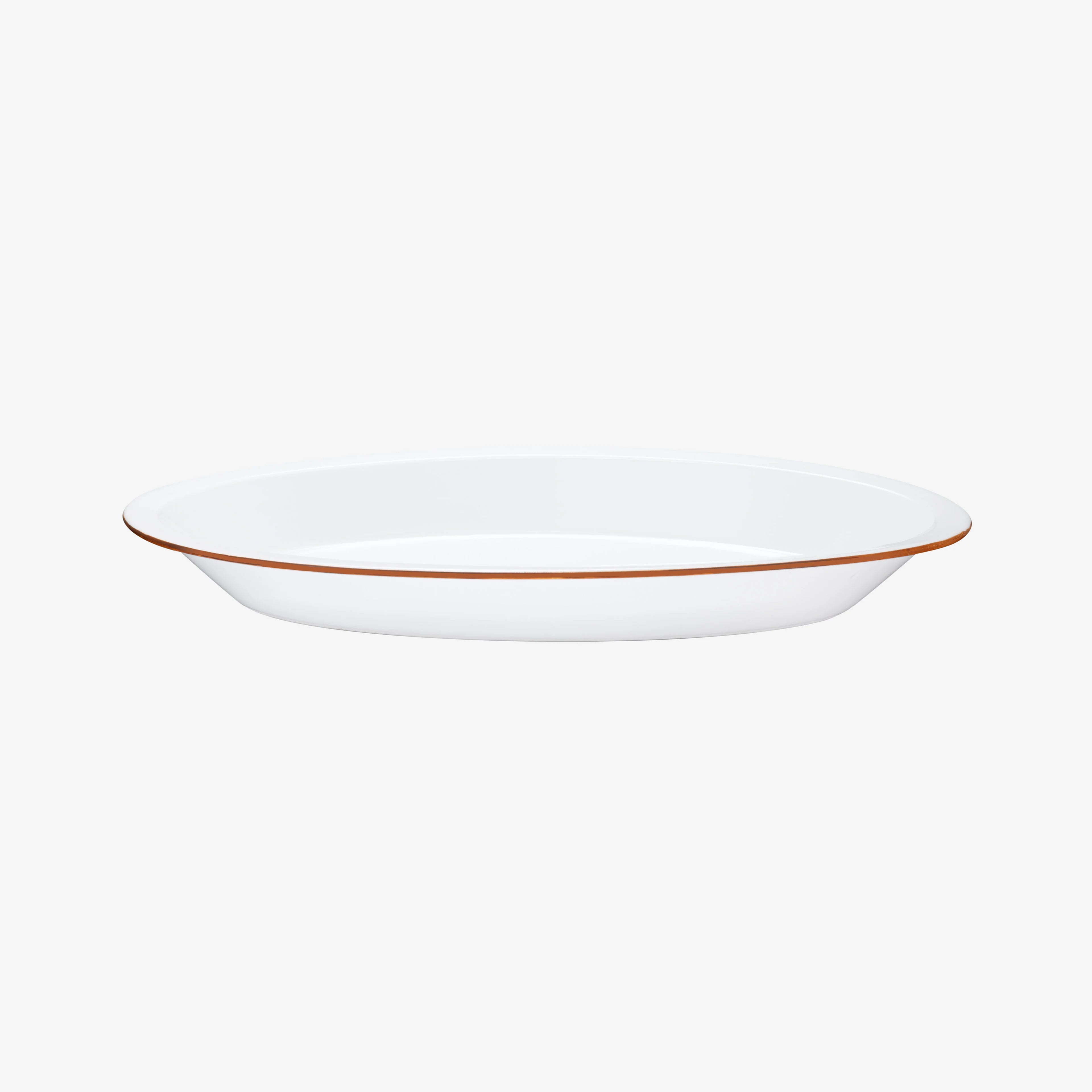 Serving Plate Rim Oval - Brown_Simple_Beauitul_Things