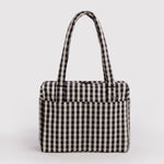 Baggu Cloud Carry-On Small - Black and Cream Gingham_Simple_Beautiful_Things