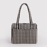 Baggu Cloud Carry-On Small - Black and Cream Gingham_Simple_Beautiful_Things