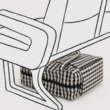 Baggu Cloud Carry-On Small - Black and Cream Gingham