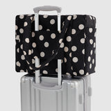 Baggu Cloud Carry-On Small - Black and Cream Polka Dot_Simple_Beautiful_Things