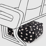 Baggu Cloud Carry-On Small - Black and Cream Polka Dot