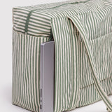 Baggu Cloud Carry-On Small - Sage Stripe