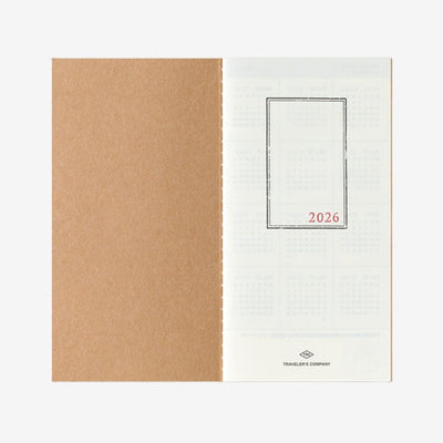 Traveler's Notebook 2026 Monthly Diary