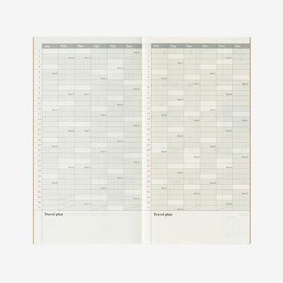 Traveler's Notebook 2026 Monthly Diary
