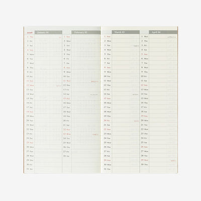 Traveler's Notebook 2026 Week + Memo