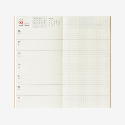 Traveler's Notebook 2026 Week + Memo