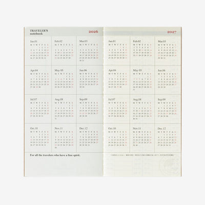 Traveler's Notebook 2026 Week + Memo