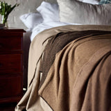 Waverley Mills Wool Highland Blanket - Tannin