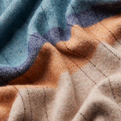 Waverley Mills Wool Throw Terrain - Bay Of Fires