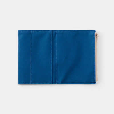 Traveler's Factory Paper Cloth Zipper Case Passport - Blue