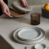 Hasami Porcelain Plate 22.0cm - Gloss Grey