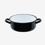 Riess Enamel Pot Black/White_Simple_Beautiful_Things