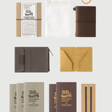 TRAVELER’S notebook Card Size 20th Anniversary Set - Brown