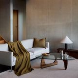 Wool Throw - Cognac