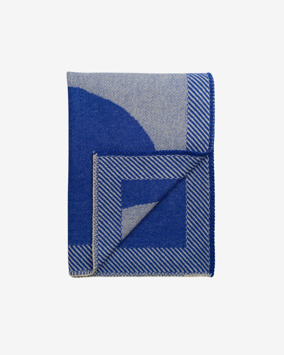 Wool Throw House on the Hill - Blue_Simple_Beautiful_Things